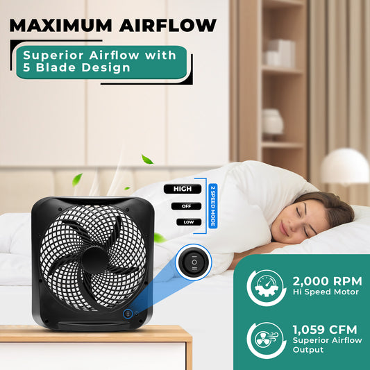 Eco Prime 10-Inch BLDC Rechargeable Table Fan