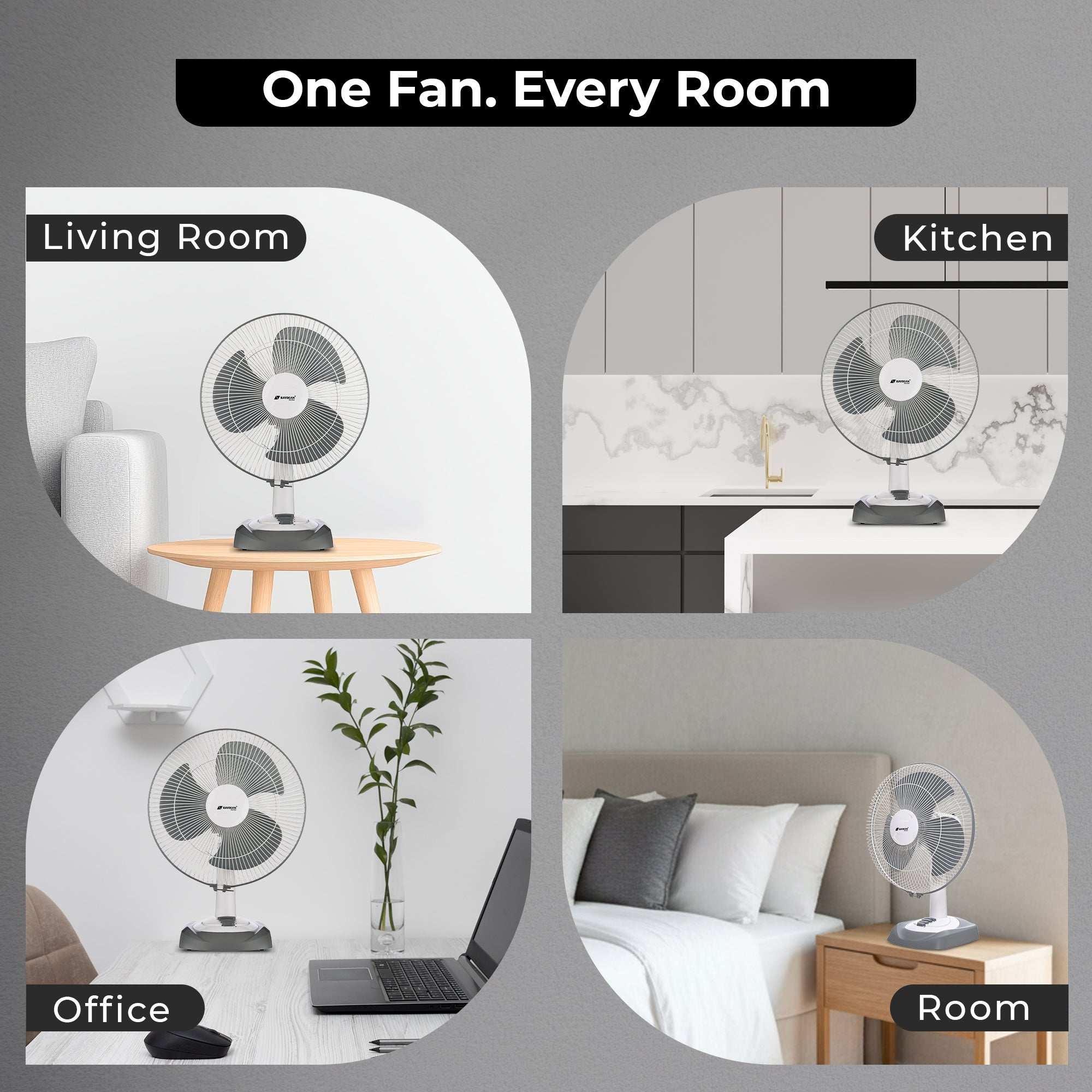 Ozzon Table Fan 400mm (16-Inch) BLDC Table Fan