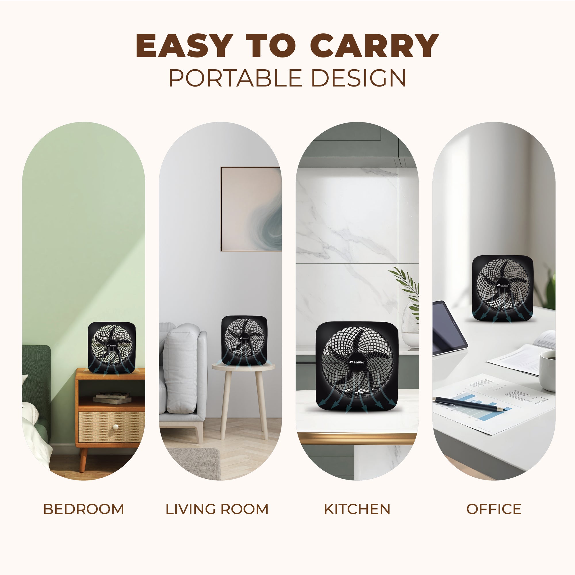 Eco Prime 10-Inch BLDC Rechargeable Table Fan