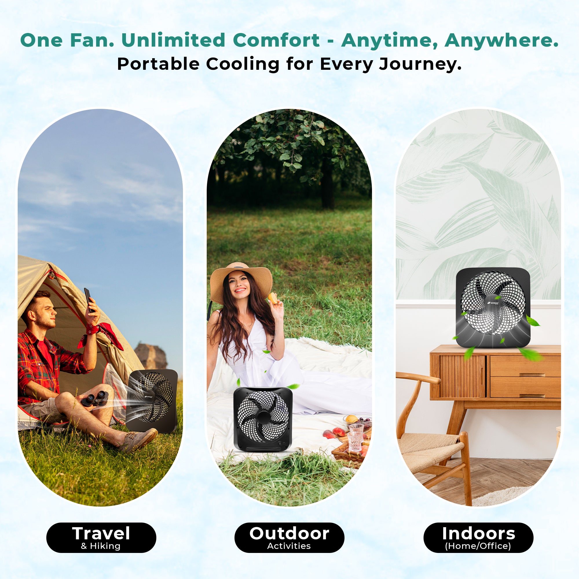 Eco Prime 10-Inch BLDC Rechargeable Table Fan