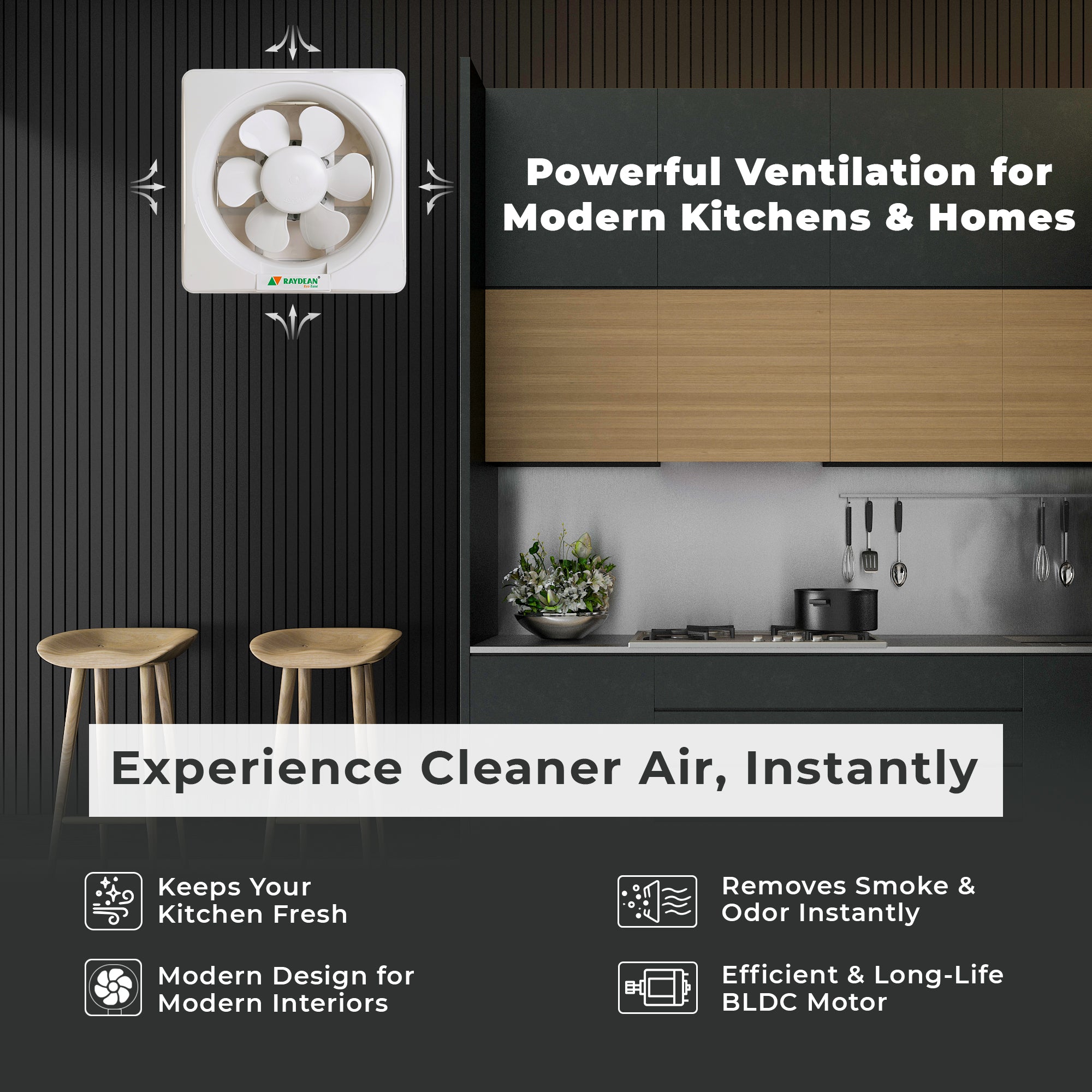 Vector Fresh Air BLDC Exhaust Fan