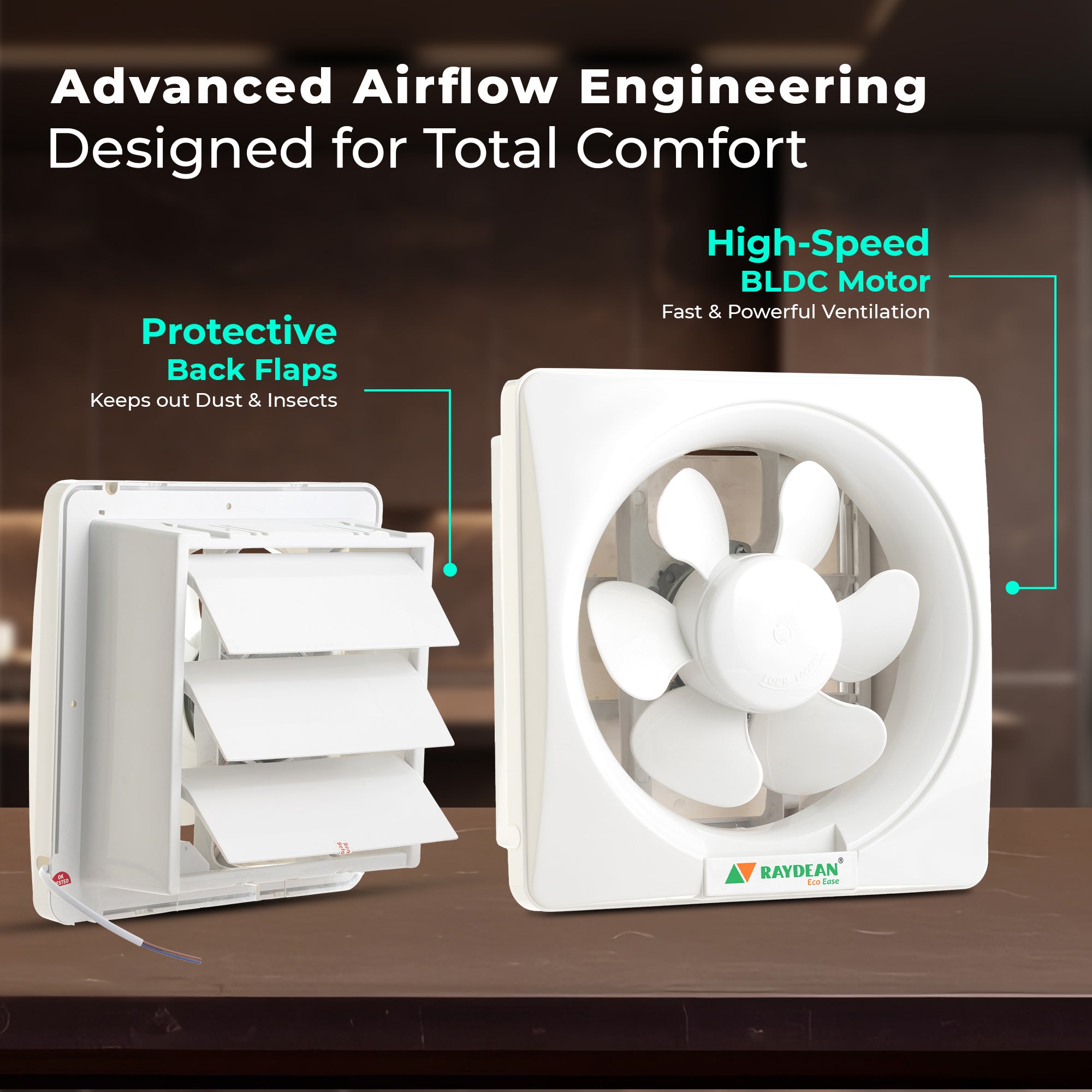 Vector Fresh Air BLDC Exhaust Fan