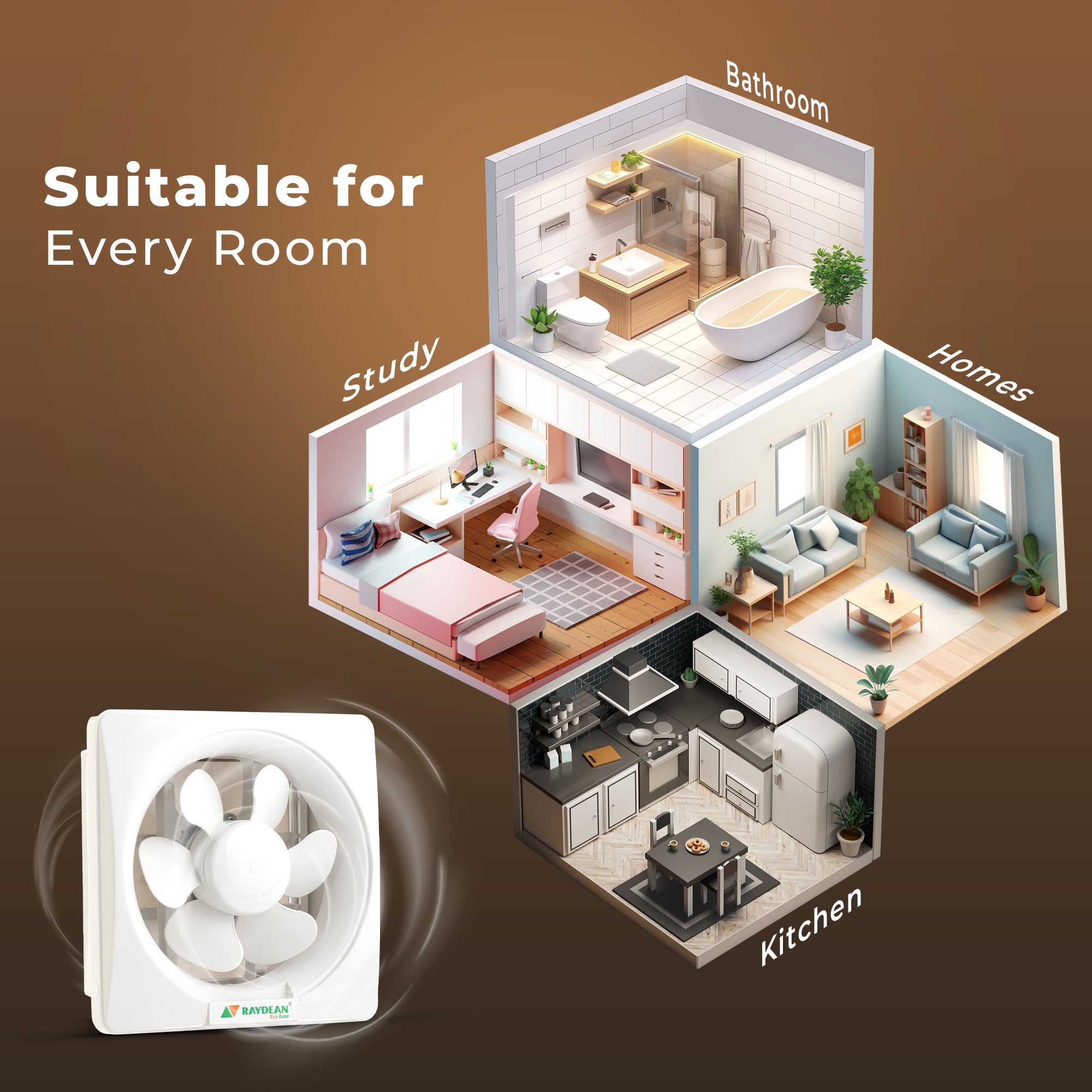 Vector Fresh Air BLDC Exhaust Fan