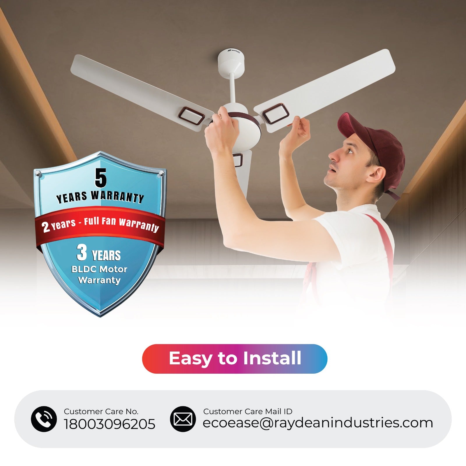 Vector Plus 1200mm (48-Inch) BLDC Ceiling Fan